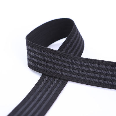 Tissuto di gomma anti scivolamento 25mm Nera Banda Elastica per cucire