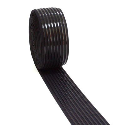 Schwarzer Nylon-Radfahrzeug-Silikon-Griff für Kleidung