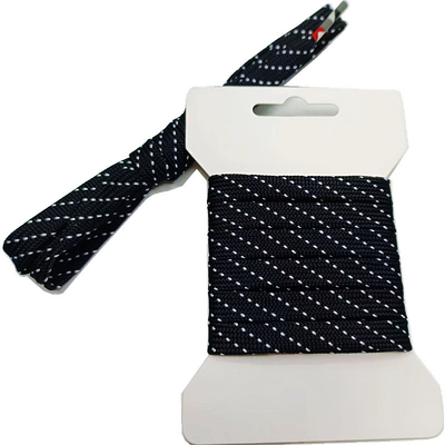 100% Braided Polyester Cord Eco-Friendly Flat String Recycled for Shoelace and Garment Pants