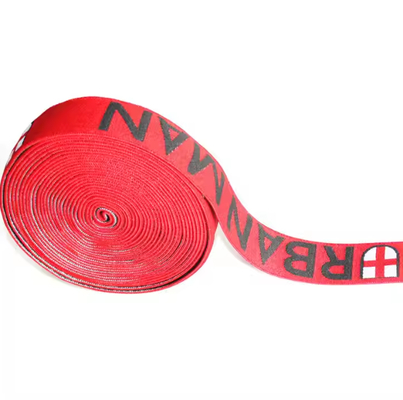Lettered Band Nylon Jacquard Elastic Waistband Customized 3.5cm High Elastic for Headband