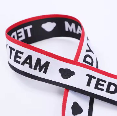 Polyester Jacquard Webbing 3cm  Custom Logo Tension Belt Manufacturers' Supply for Garment Accessories