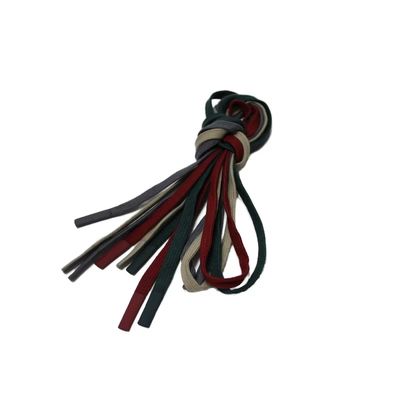 Silicone Tips Hoodie Drawstring Custom Polyester Braided Flat Cotton Cord For Clothes