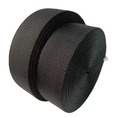 Polypropylene Webbing High Strength Plain Weave 30mm Black Woven Pp Strap For Outdoor Use