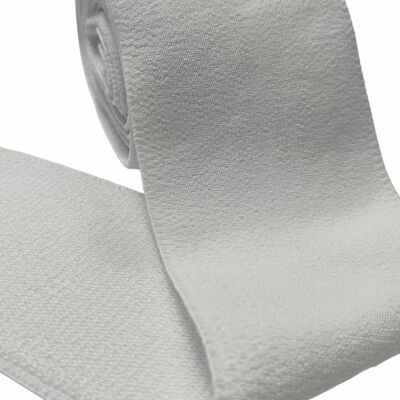 Nylon Woven Elastic Soft Waistband Super Wide White Color For Garments And Packaging