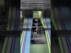 Colored Woven Striped Elastic Stretch Belt For Women