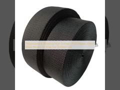 Polypropylene Webbing High Strength Plain Weave 30mm Black Woven Pp Strap For Outdoor Use